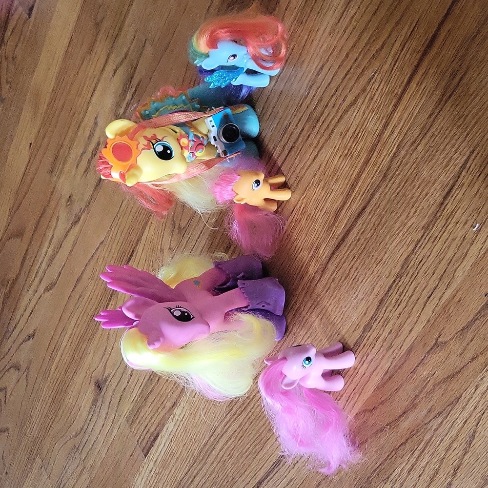 My Little Ponies, lot of 5